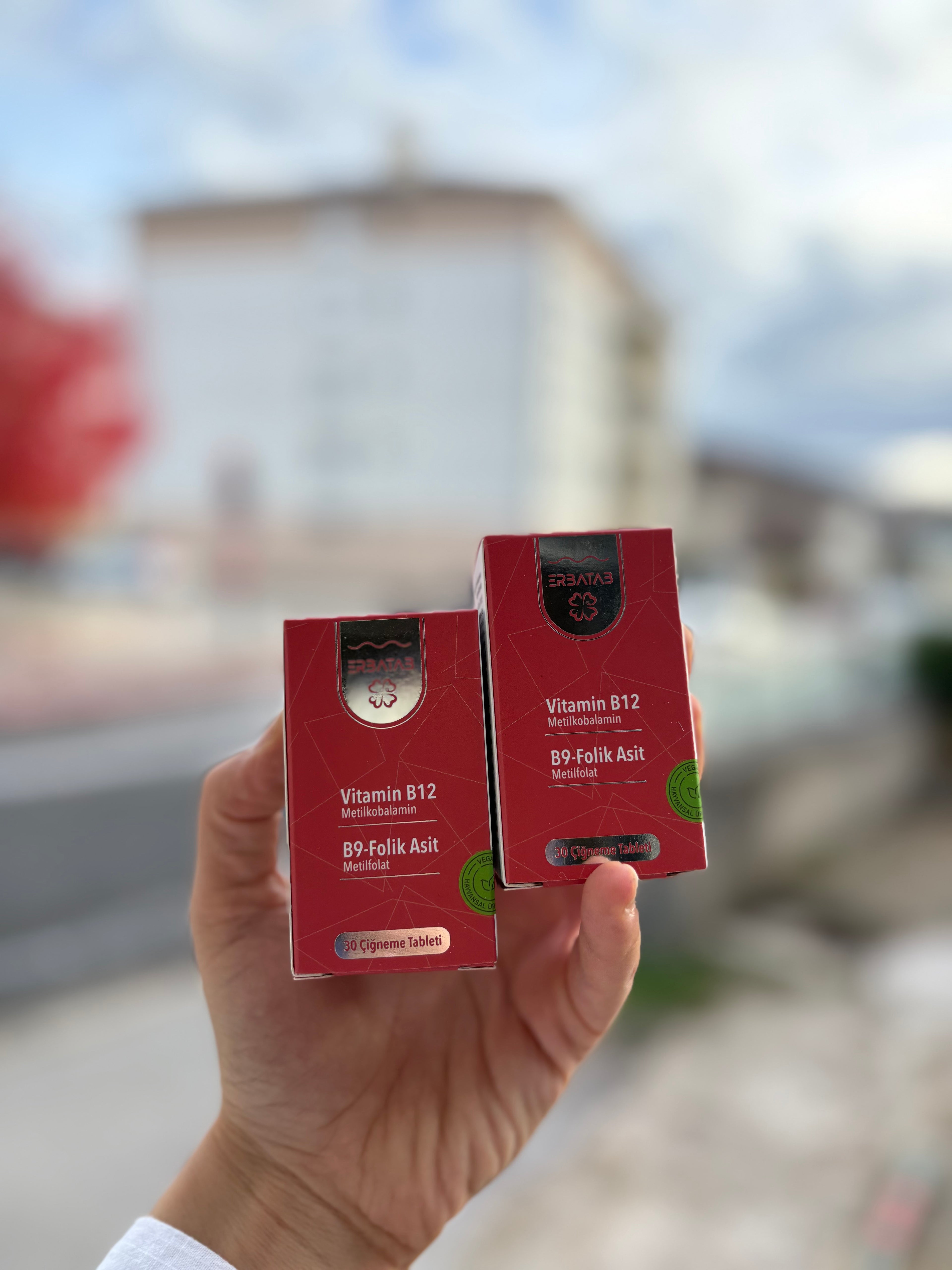 Erbatab - vitamine B12 + B9