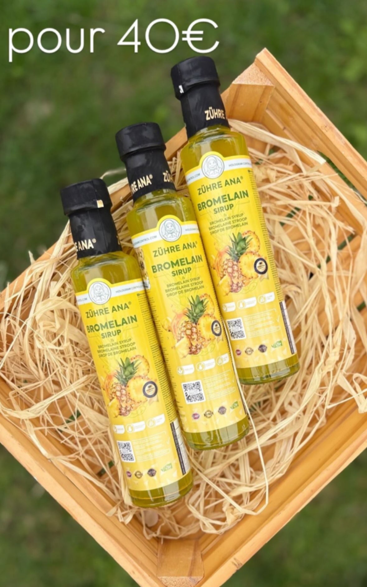 PROMO - Lot de 3 Bromelain Zühre Ana