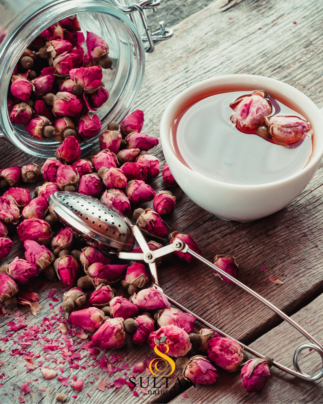 Infusions de bourgeon de rose - Gül tomurcugu cayi