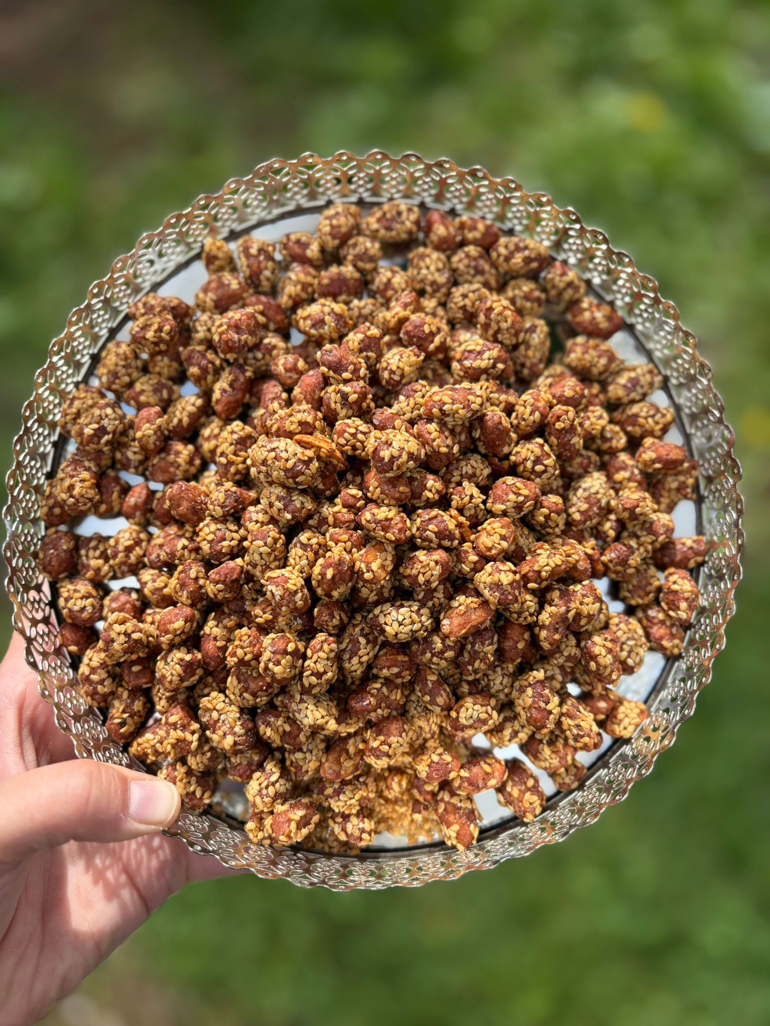Cacahuètes enrobées miel & sésame
