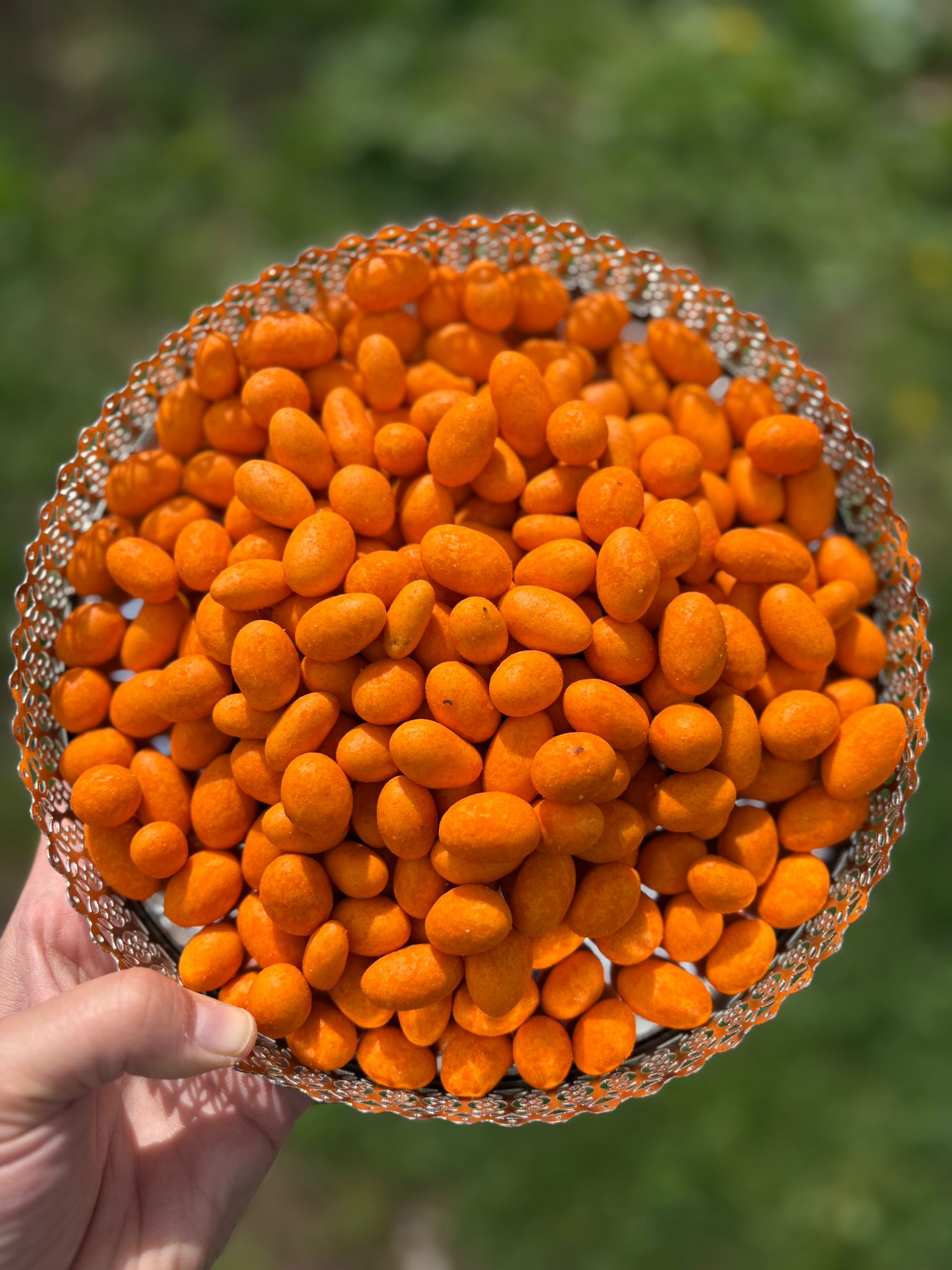 Cacahuètes enrobées sauce barbecue