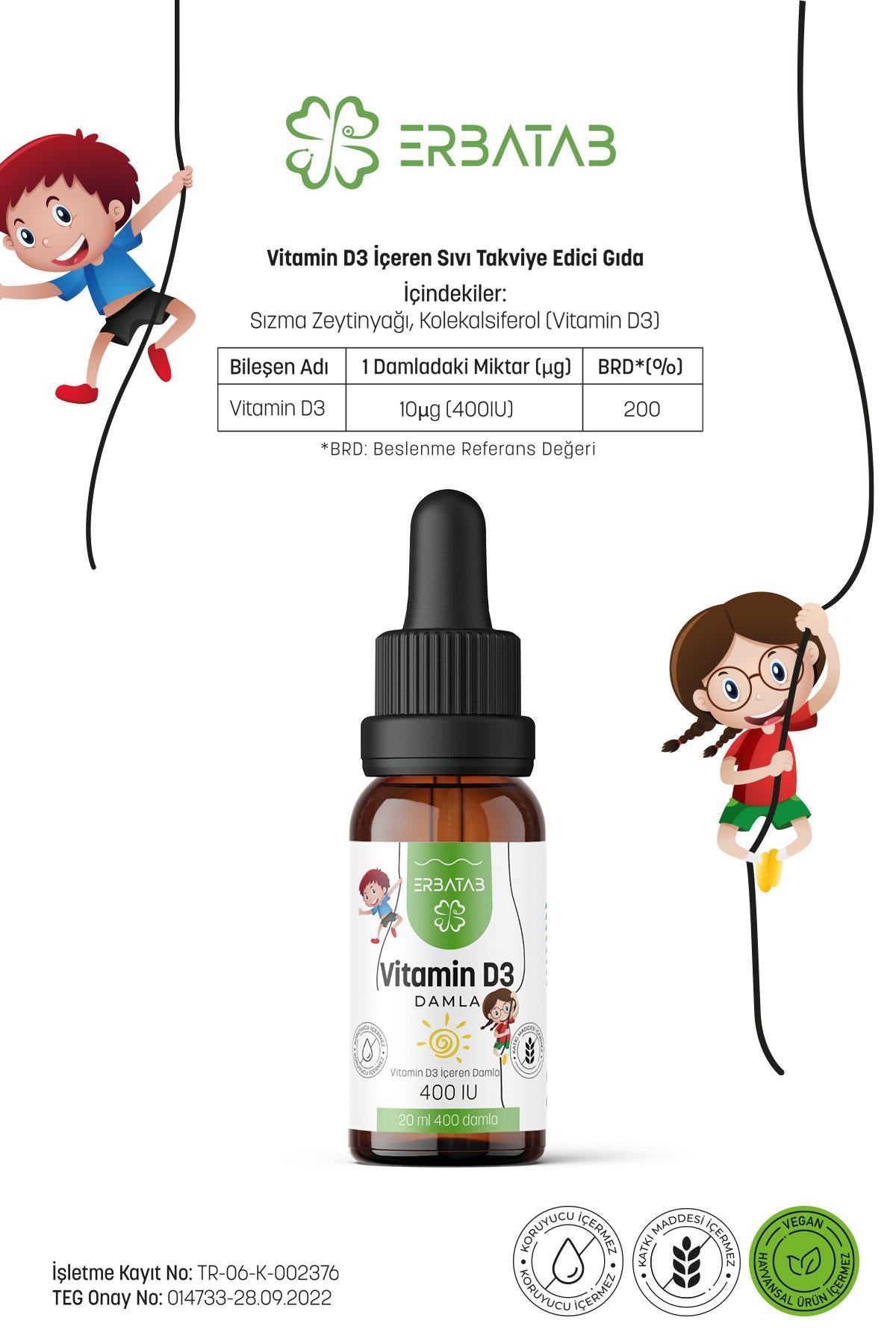 Vitamine D3 Kids - D3 vitamin çoçuk