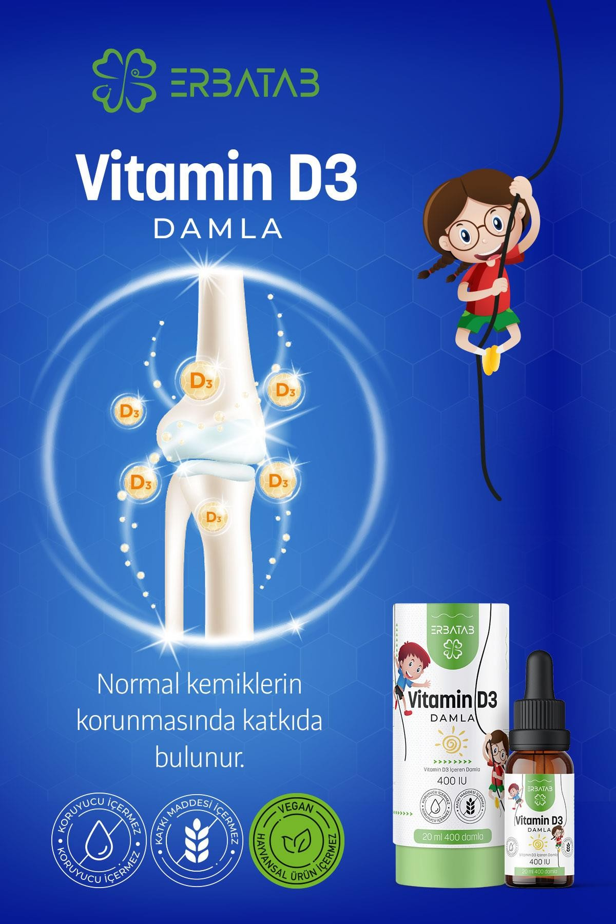 Vitamine D3 Kids - D3 vitamin çoçuk